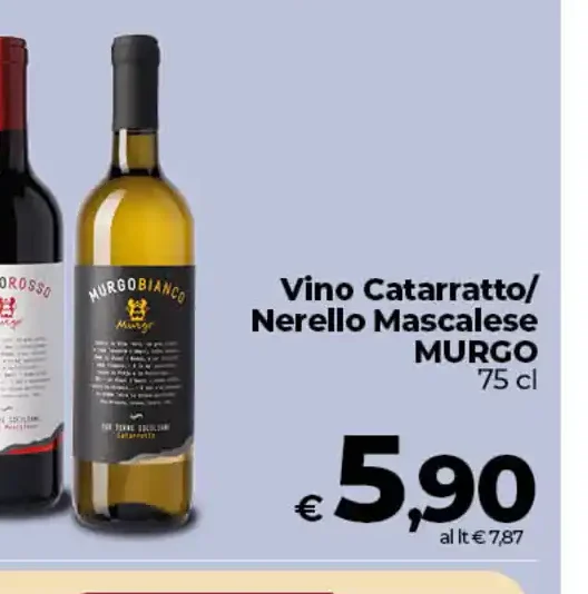 Vino Catarratto/Nerello Mascalese Murgo