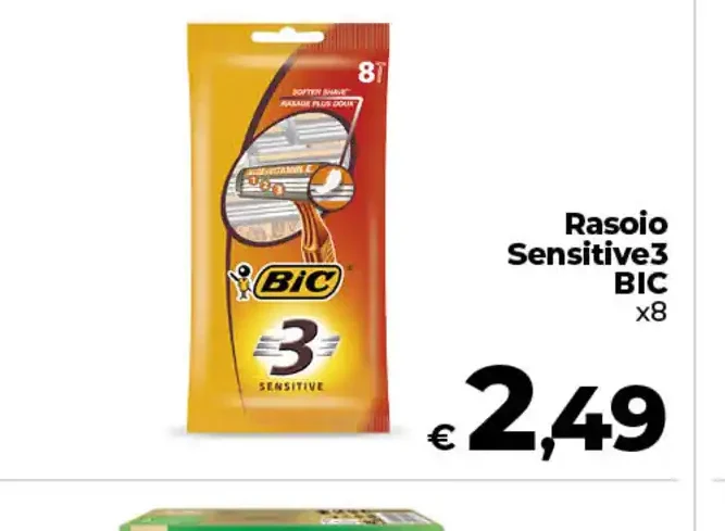 Rasoio Sensitive 3 Bic