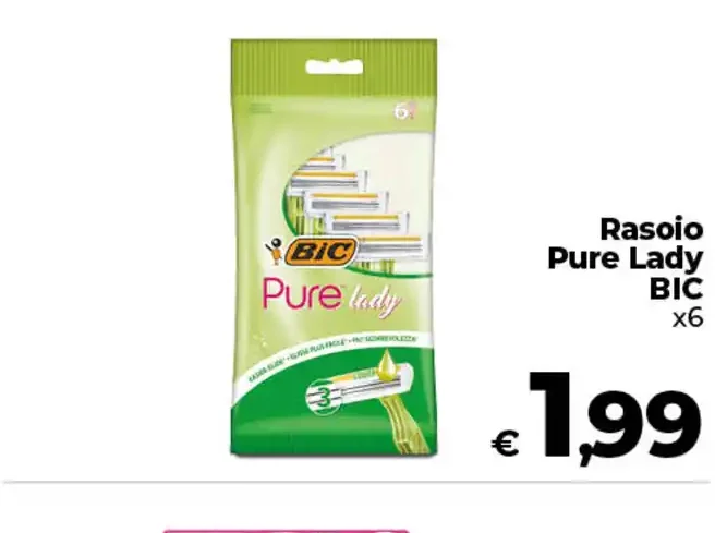 Rasoio Pure Lady Bic
