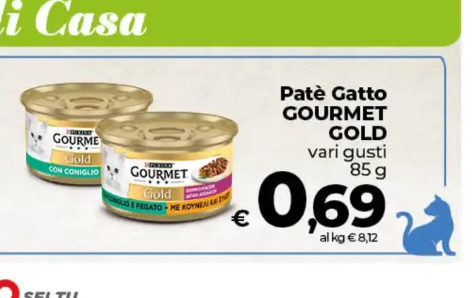 Paté gatto Gourmet Gold