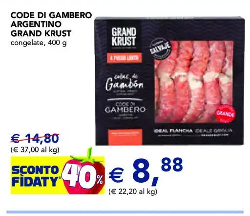 Code di gambero argentino Grand Krust