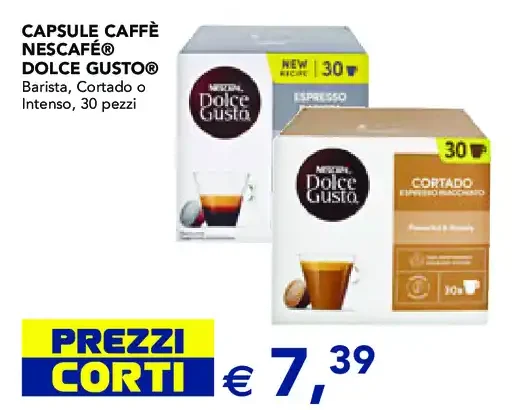 Capsule caffè Nescafé Dolce Gusto