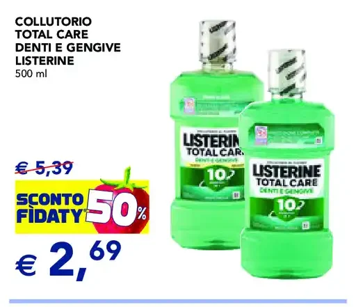 Collutorio Listerine Total Care