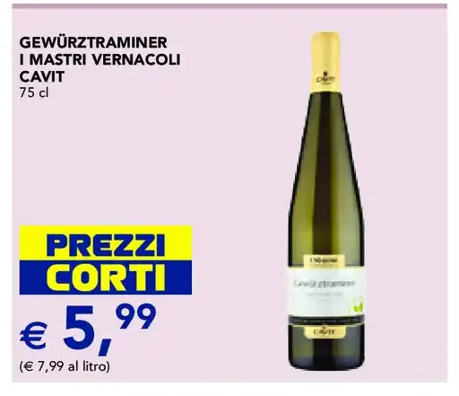 Gewürztraminer I Mastri Vernacoli Cavit