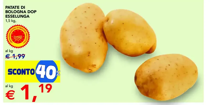Patate di Bologna DOP Esselunga