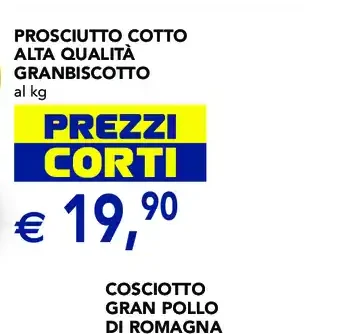 Prosciutto cotto alta qualità Gransbiscotto