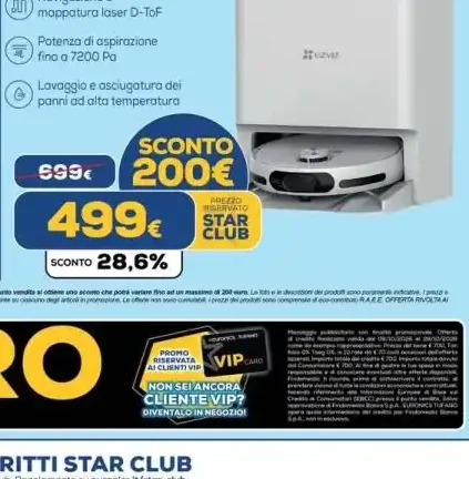 Aspirapolvere robot e lavapavimenti RS20 Pro
