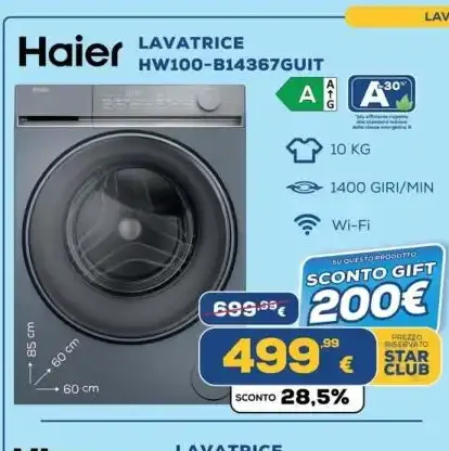 Lavatrice Haier HW100-B14367GUIT