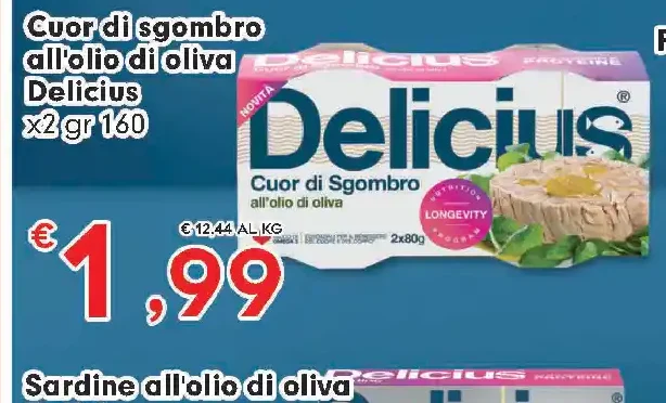 Cuor di sgombro all'olio di oliva Delicius