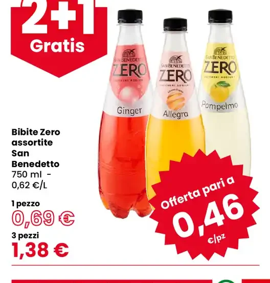 Bibite Zero assortite San Benedetto