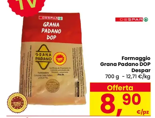 Formaggio Grana Padano DOP Despar