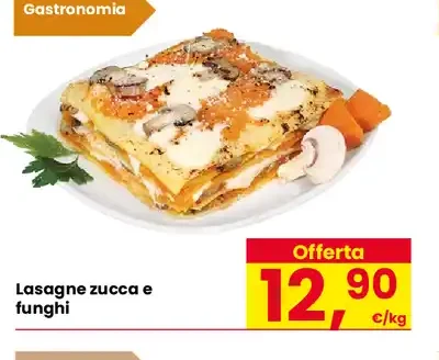 Lasagne zucca e funghi