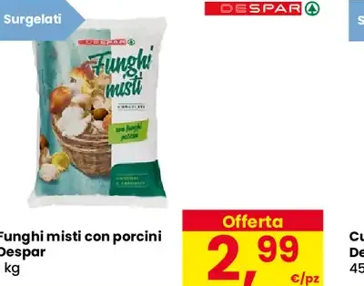 Funghi misti con porcini Despar