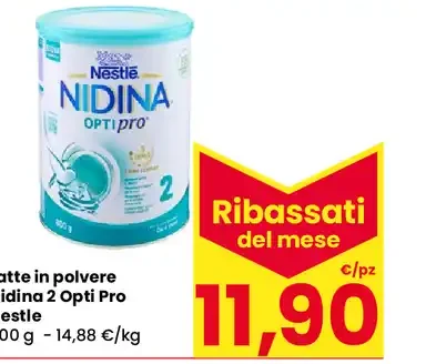 Latte in polvere Nidina 2 Optipro