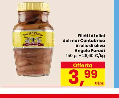 Filetti di alici del mar Cantabrico Angelo Parodi