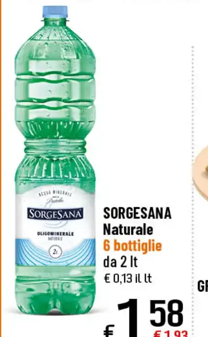 Acqua naturale