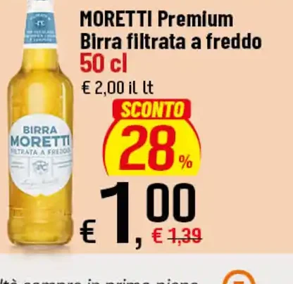 Birra filtrata a freddo