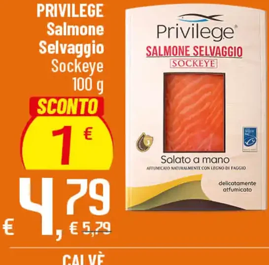 Salmone selvaggio sockeye