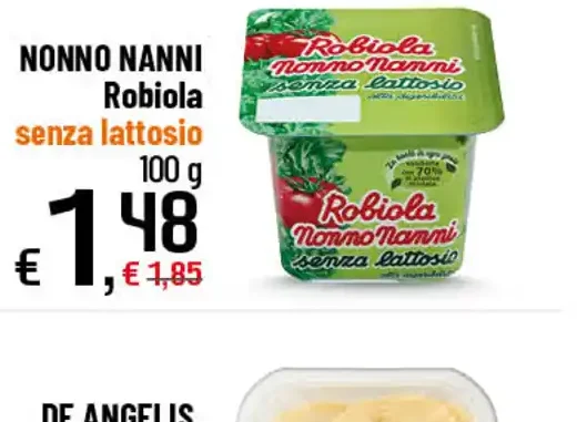 Robiola senza lattosio