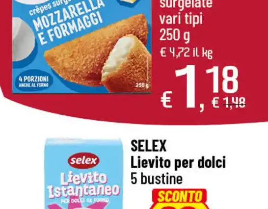 Crêpes salate mozzarella e formaggi