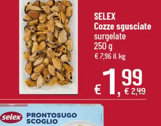 Cozze sgusciate