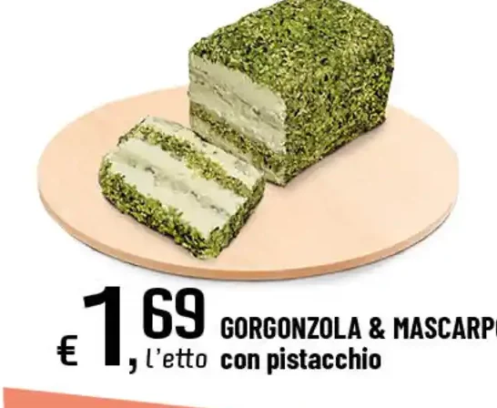 Gorgonzola e mascarpone con pistacchio