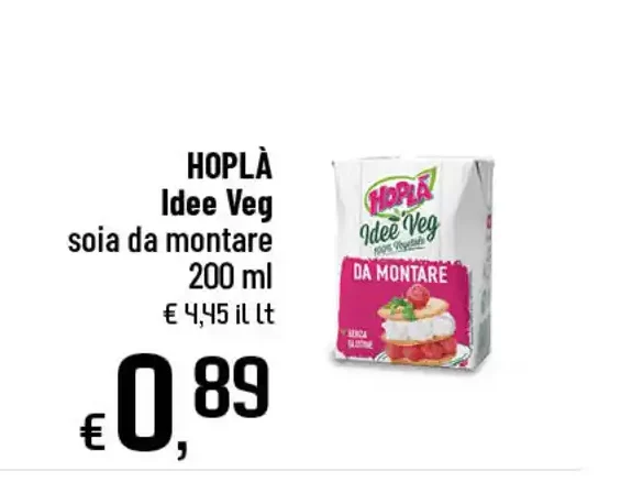Alternativa vegetale da montare