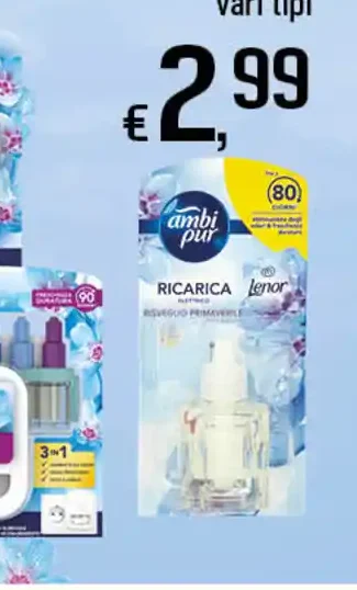 Ricarica deodorante elettrico Ambipur