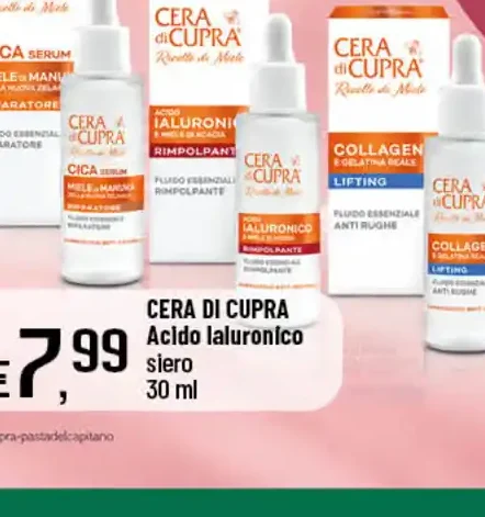 Siero acido ialuronico Cera di Cupra