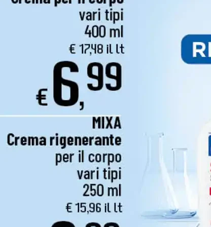 Crema corpo Mixa