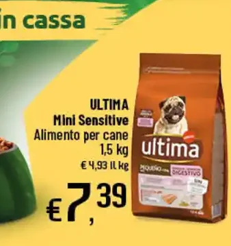 Ultima Mini Sensitive alimento per cane