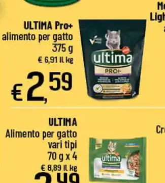 Ultima Pro+ alimento per gatto