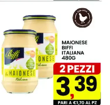 Maionese Biffi italiana 480g