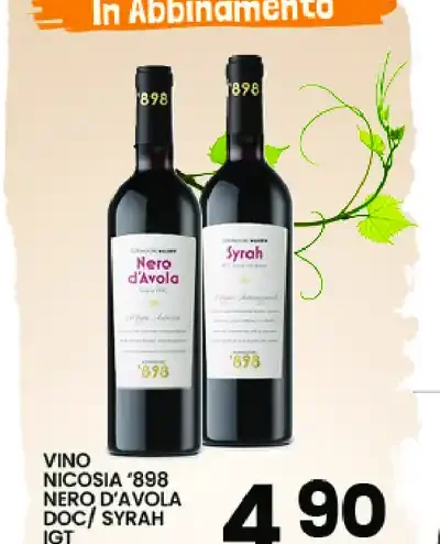 Vino Nicosia Nero d'Avola Doc/Syrah IGT
