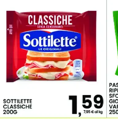 Sottilette classiche