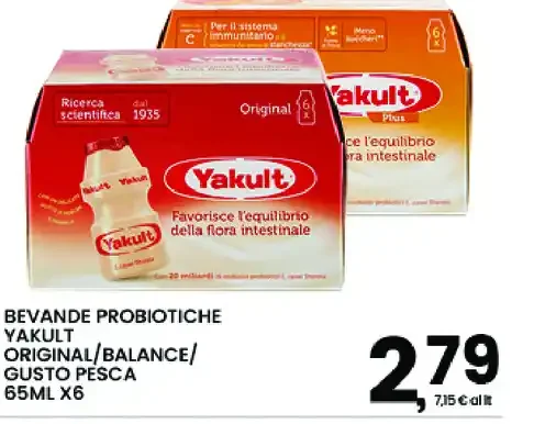 Bevande probiotiche Yakult