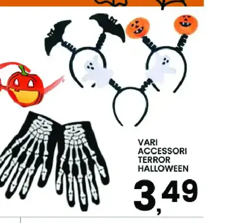 Vari accessori terror Halloween