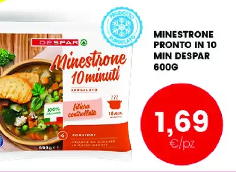 Minestrone pronto in 10 minuti Despar