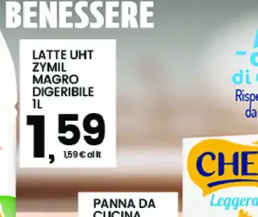 Latte UHT Zymil Magro Digeribile