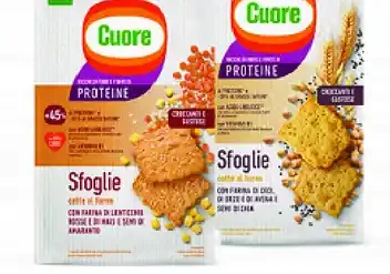 Sfoglie Cuore con farina di lenticchie/ceci