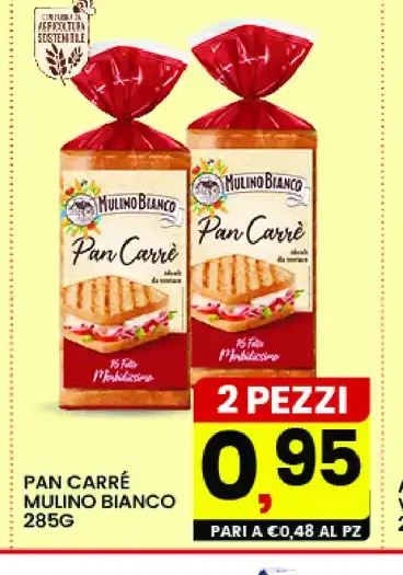 Pan Carré Mulino Bianco 285g