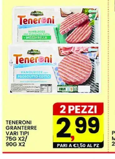 Teneroni GranTerre vari tipi 75g x2 / 900g x2