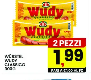 Würstel Wudy classico 300g