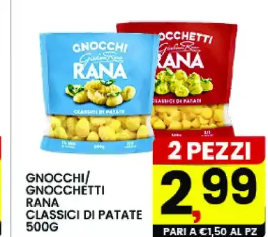 Gnocchi/Gnocchetti Rana classici di patate 500g