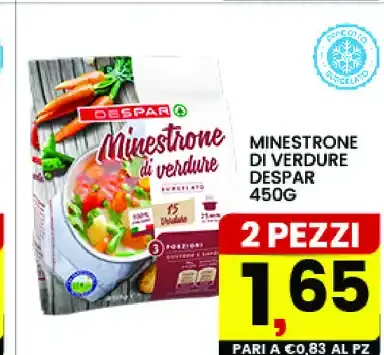 Minestrone di verdure Despar 450g