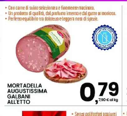 Mortadella Augustissima Galbani
