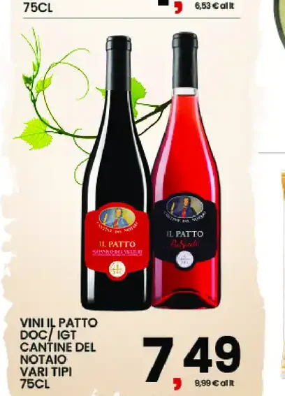 Vini Il Patto DOC/IGT Cantine Notaio