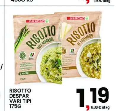 Risotto Despar vari tipi
