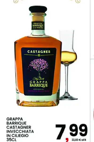 Grappa Barrique Castagner Invecchiata in Ciliegio