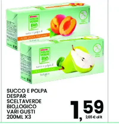 Succo e polpa biologico
